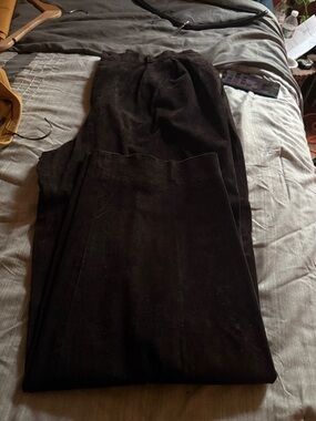 Men's Dark Brown Corduroy Pants - Classic Straight Fit